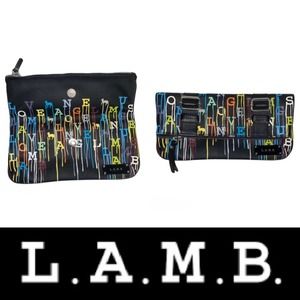 L.A.M.B. Paint Drip Clutch